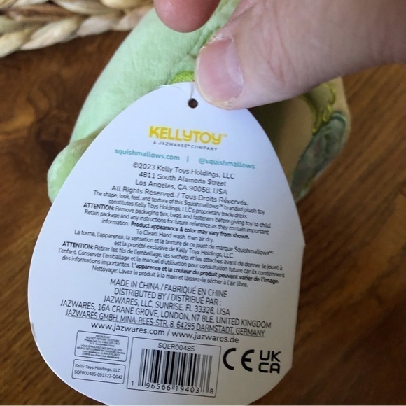 Squishmallows Zhen the Frog "Hey There Hop Stuff" 5" - Picture 6 of 7